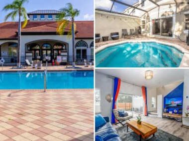 Magical Townhouse With Pvt Pool near Disney 4536BV