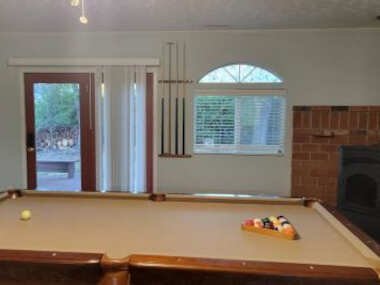Oasis 2 Pool Table Custom Kitchen with large deck