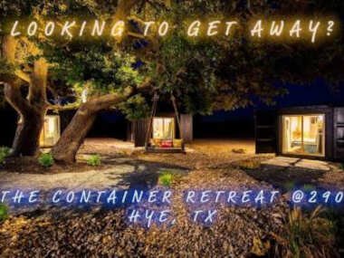 The Container Retreat @ 290 Wine Trail #7 Groups welcome!