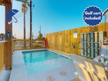 TH1 Fabulous New Home with Beach Decor, Private Heated Pool, Golf Cart Entire Stay