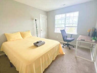 Nice private bedroom with shared bath