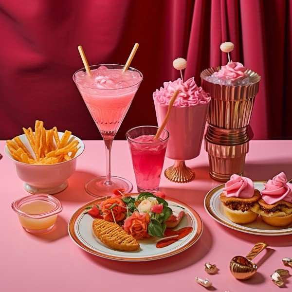 Barbie themed food